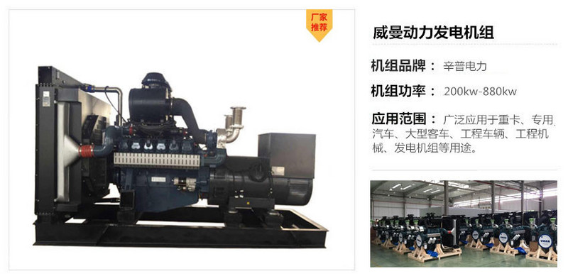 威曼动力发电机组 威曼动力发电机组
