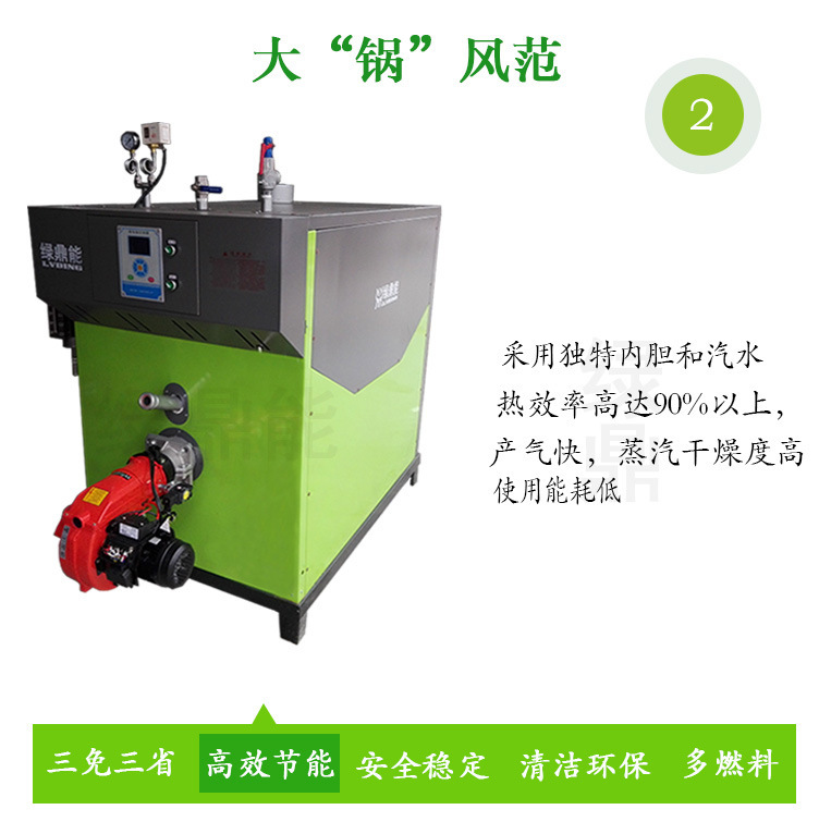 (绿)300kg燃油燃气蒸汽发生器详情页(绿鼎能源)2017