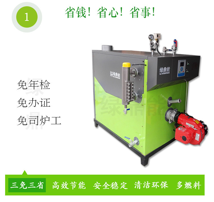 (绿)300kg燃油燃气蒸汽发生器详情页(绿鼎能源)2017