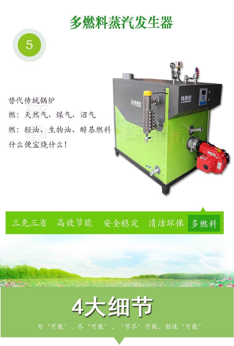 (绿)300kg燃油燃气蒸汽发生器详情页(绿鼎能源)2017